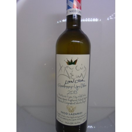 ΧΡΥΣΟΣ ΛΕΩΝ ΛΑΖΑΡΙΔΗ CHARDONNAY 0.7L